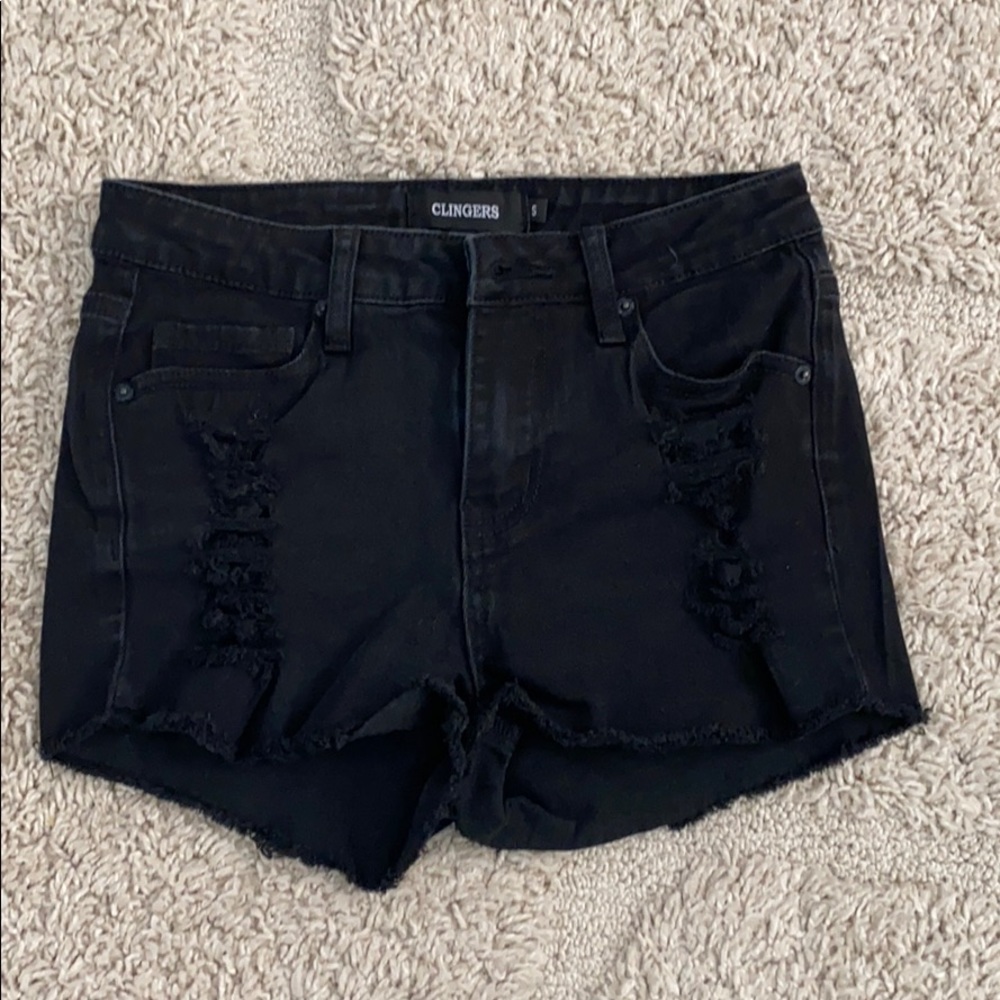 Clingers black shorts. Size small